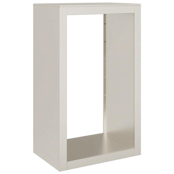 vidaXL K&uuml;ttepuude riiul 60x40x100 cm ilmastikukindel teras