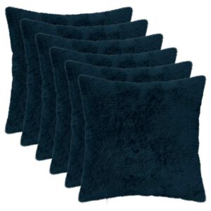 vidaXL Diivanipadi 6 tk HEERLEN Tumesinine 30 x 30 cm Vale k&uuml;&uuml;liku
