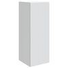 vidaXL Seinale kinnitatav kapp Valge 33 x 34,5 x 90 cm Tehispuit