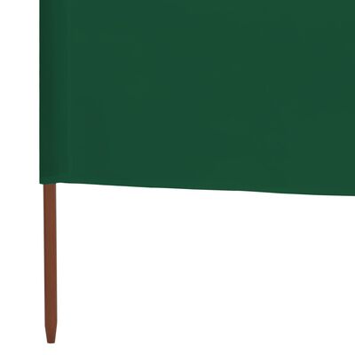 vidaXL tuulekaitse sein 3 paneelist, kangas, 400 x 160 cm roheline