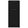 vidaXL Kõide sahtliga Must tamm 30 x 30 x 70 cm Tehispuit