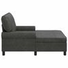 vidaXL Chaise Lounge padjaga Must 91 x 157 x 91 cm Kunstnahk