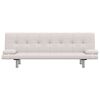 vidaXL diivanvoodi, kunstnahast, valge
