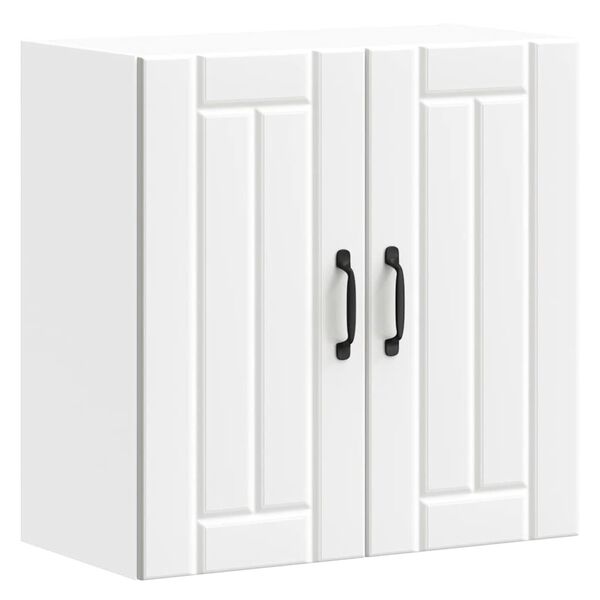 vidaXL köögi seinakapp Lucca, valge, tehispuit