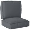 vidaXL Pallet padjakomplekt 2 pcs Antratsiit Oxfordi kangas