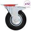 vidaXL 12 tk p&ouml;&ouml;rlev ratas 125 mm