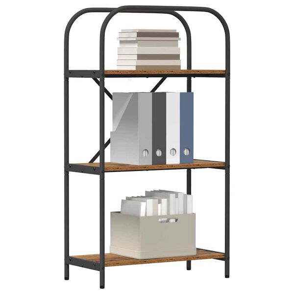 vidaXL Raamatukapp Vana puit 60 x 30 x 109 cm Tehispuit