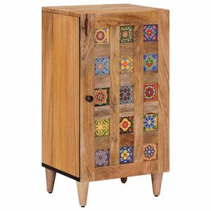 vidaXL K&otilde;ide ladustamisega Neutraalne 40 x 33 x 75 cm Tugev mango puu