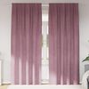 vidaXL Pimendavad kardinad 2 pcs Tumepink 140 x 245 cm Samet