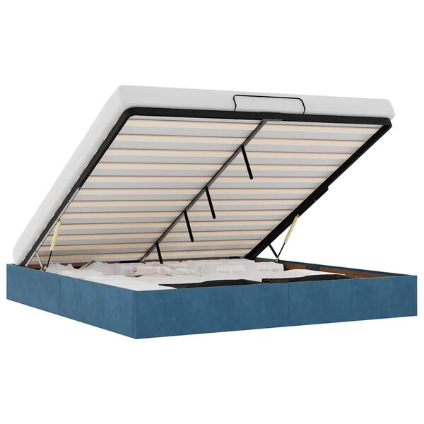 vidaXL Ottomani voodiraam ilma madratsita, 160x200 cm, samet