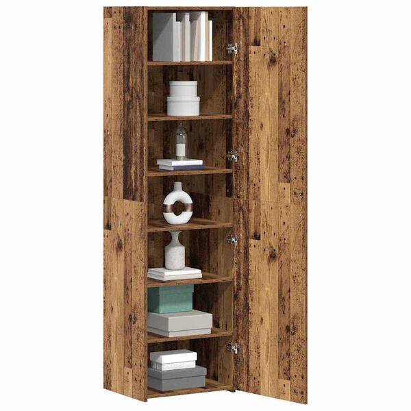 vidaXL Kõrgushein Vana puit 50 x 42.5 x 185 cm Tehispuit