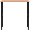 vidaXL töölaud, 100 x 60 x (71,5-98) cm, pöök, ristkülikukujuline