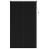 vidaXL Veneetsia rulo Must 213 x 110 cm 25 mm PVC
