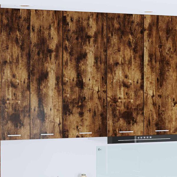 vidaXL Seinakapp uksega Suitsetatud tamm 40 x 31 x 100 cm Tehispuit