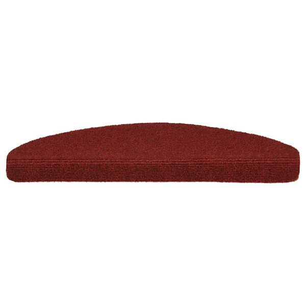 vidaXL isekleepuvad trepimatid, 30 tk, 65 x 21 x 4 cm, bordoopunased, poolringikujulised, suured