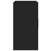 vidaXL seinakapp, must, 60x30x60 cm, tehispuit