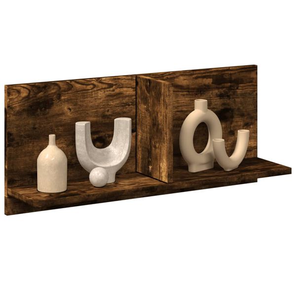 vidaXL seinakapp, 70x16,5x30 cm, suitsutatud tamm, tehispuit