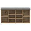 vidaXL Kingapink Artisan Oak 102x32x50 cm Engineered Wood