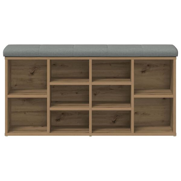 vidaXL Kingapink Artisan Oak 102x32x50 cm Engineered Wood