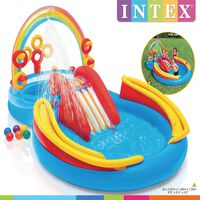 Intex täispumbatav bassein "Rainbow Ring Play Center" 297x193x135 cm