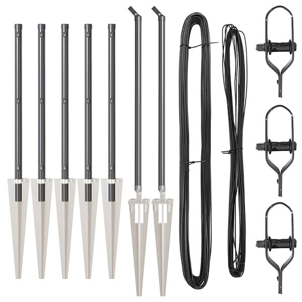 vidaXL Aiapost 7 pcs Hall Teras