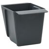 vidaXL Euro pallide lillekastid 12 pcs Hall 13,5 x 9 x 9,5 cm