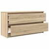 vidaXL telerikapp Sonoma tamm 100x35x54 cm Engineered Wood