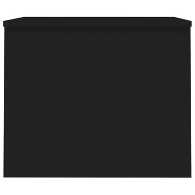 vidaXL kohvilaud, must, 80x50,5x41,5 cm, tehispuit