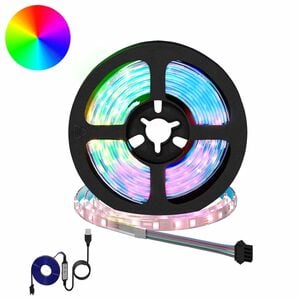 vidaXL LED Ribad 2 pcs Must ja l&auml;bipaistev 950 mm Vask ja plastik