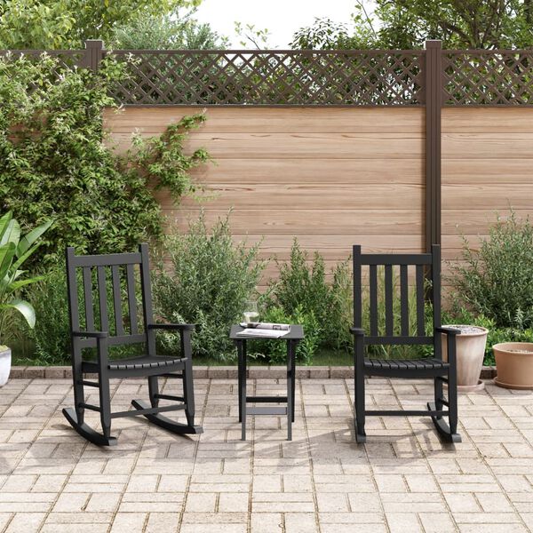 vidaXL kiiktoolid lastele 2 tk, must, paplipuit