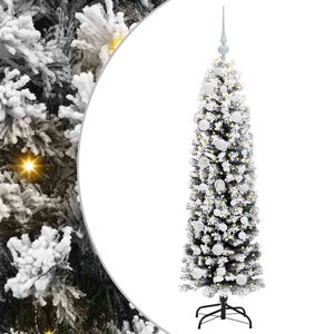 vidaXL Tehisj&otilde;ulupuu Roheline 150 cm PVC, teras ja plastik