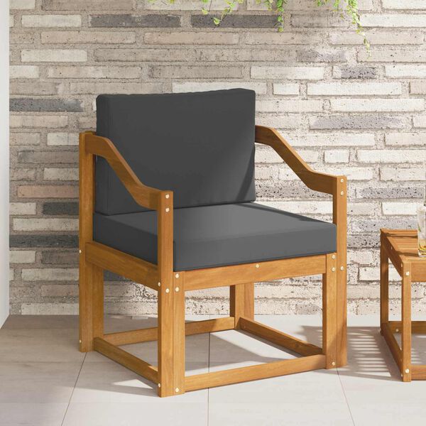 vidaXL &Otilde;uesohva Tugev akaatsiapuit ja pol&uuml;ester Neutraalne