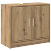 vidaXL Vannitoa kapp uksega K&auml;sit&ouml;&ouml;puu 63 x 29 x 55 cm Tehispuit