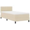 vidaXL Karbi vedrumadrats padjaga peaga cream 100 x 200 cm kangas