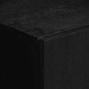 vidaXL puhvetkapp, must, 90x33x75 cm, tehispuit