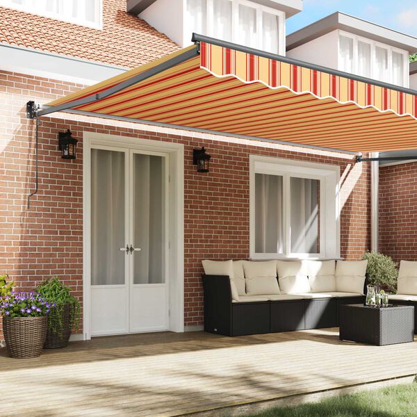 vidaXL Varikatus cream 500 x 300 x 165 cm Pol&uuml;ester ja metall