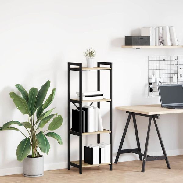 vidaXL Raamatukapp Sonoma tamm 40 x 30 x 119 cm Tehispuit