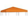 vidaXL varjualuse katus 310 g/m&sup2; 3 x 3 m, oranž