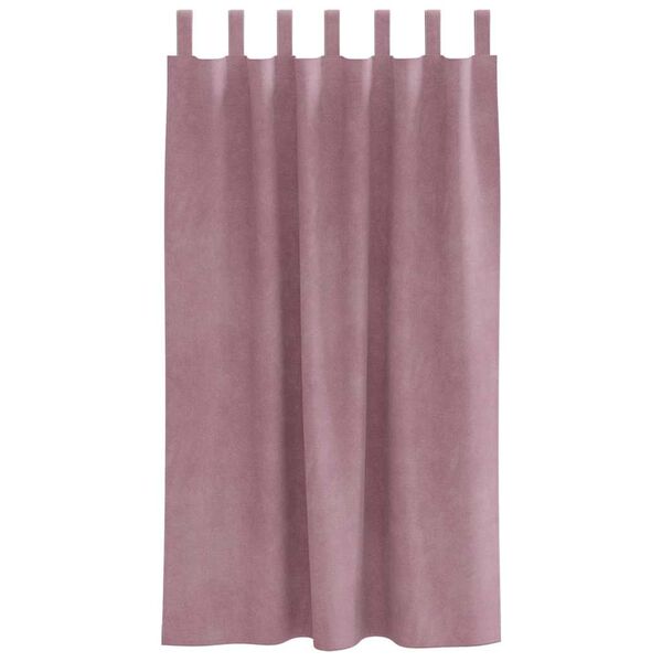 vidaXL Pimendavad kardinad 2 pcs Tumepink 140 x 175 cm Samet