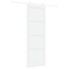 vidaXL Libisev uks Valge 83 x 232 cm Toekas m&auml;nnipuit