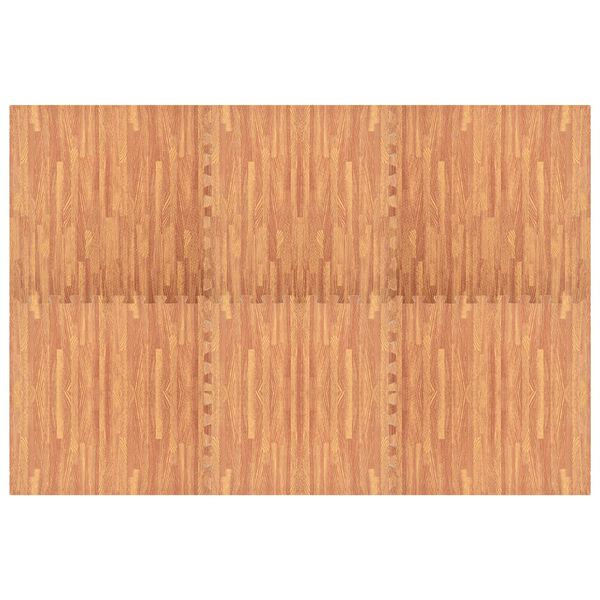 vidaXL põrandamatid 6 tk puidukiud 2,16 ㎡ EVA-vaht