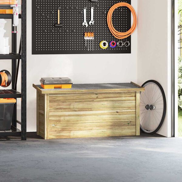 vidaXL Salvestuskarp Pruun 119 x 44.5 x 58 cm Immutatud kuusk