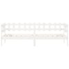 vidaXL p&auml;evavoodi ilma madratsita, valge, 90 x 200 cm, m&auml;nnipuit