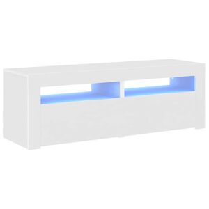 vidaXL telerialus LED-tuledega, valge, 120 x 35 x 40 cm