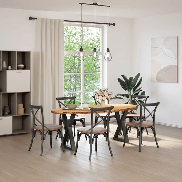 vidaXL voodiraam ilma madratsita, vahapruun, 90 x 200 cm, m&auml;nnipuit