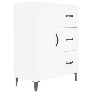 vidaXL puhvetkapp, valge, 69,5 x 34 x 90 cm, tehispuit