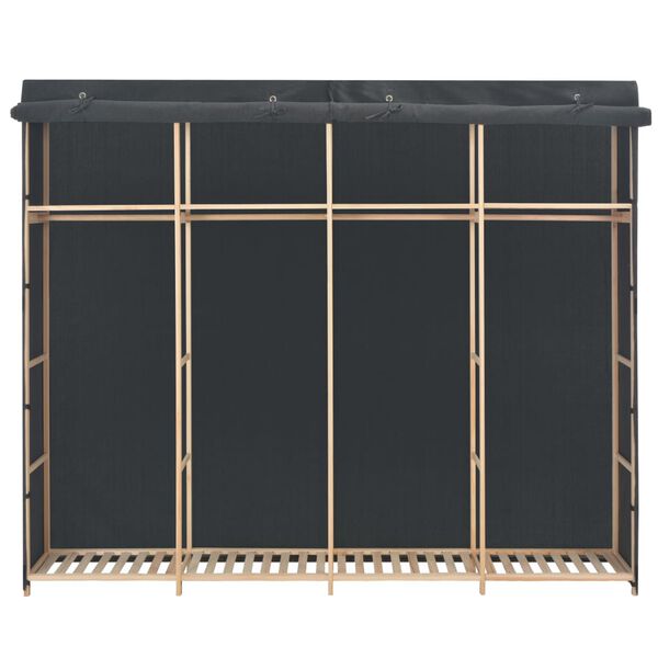 vidaXL garderoob, hall, 200 x 40 x 170 cm, kangas