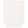 vidaXL öökapp, valge, 40x30x40 cm, männipuit