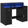 vidaXL Laud Must tamm Tehispuit 120 x 55 x 91 cm