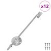 vidaXL Kaantoehing 12 pcs H&otilde;bedane 194 x 36 x 18 mm Raud